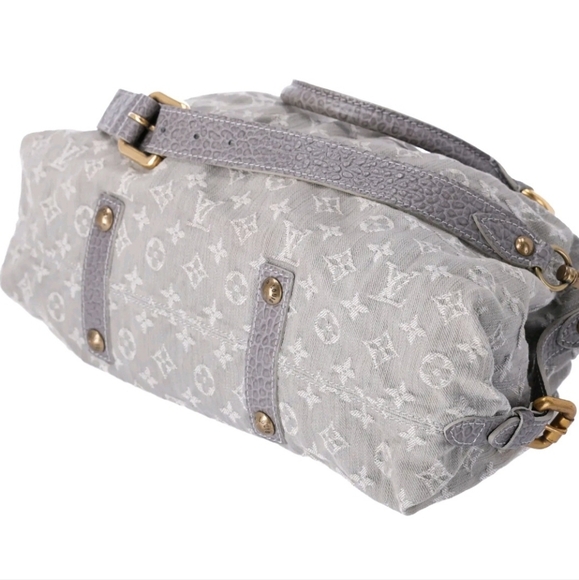 Louis Vuitton Neo Cabby MM Grey Vintage Denim Shoulder Bag - Picture 6 of 10